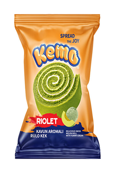 KEMO كعكة رول بنكهة البطيخ 40 جرام*24