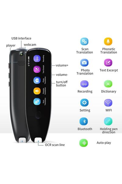 Genericc قلم ماسح ضوئي للترجمة Neo Classic X5 Pro