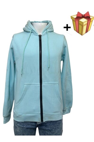 ALEMDAR STORE Men's casual sky blue jacket - fashionable, lightweight, and co...