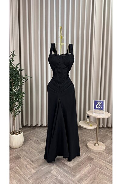Special-DIARA classic black evening dress