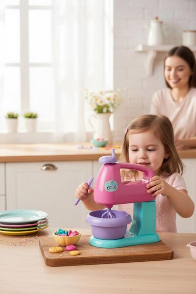 BYCEGU 25654 Turn and Mix Let the Game Begin Toy Mixer