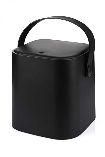 Tasarım Evi Countertop Kitchen Trash Can with Click Lid, Handle and Inner Buc...