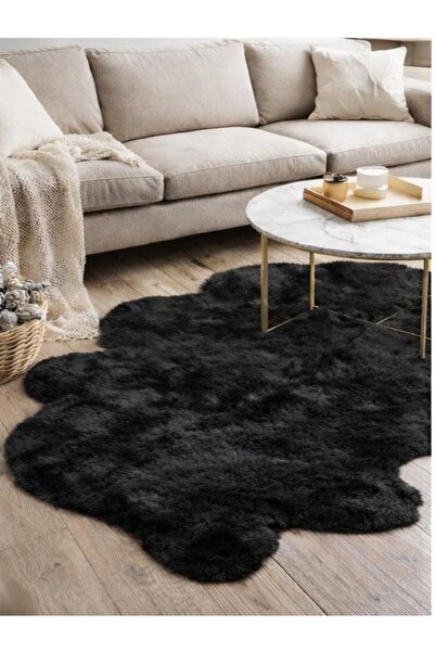 SHAL HOME Rabbit Fur Non-Slip Post-Washable Carpet