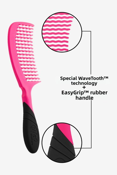 Wet Brush Pro Detangling Comb Pink Hair Lightening Comb