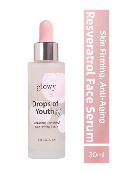 GLOWY سيروم لشد البشرة من دروبس أوف يوث ليبوسومال ريسفيراترول 30 مل