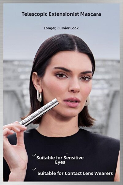 L'Oreal Paris Telescopic Extensionist Mascara for 24H Long-Lasting Curl, Volume, and Exceptional Len