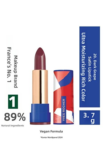 Yves Rocher Ultra Moisturizing Satin Finish Intense Color Stick Lipstick Came...