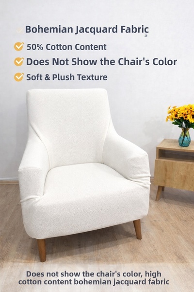 Faiend Plain Pattern Paptya Sofa Cover Oval Sofa Cover Single Sofa Cover