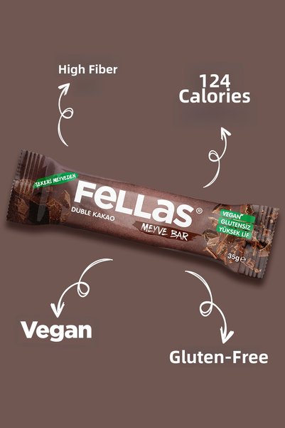 Fellas بار الفواكه - كاكاو مزدوج (35 جرام) × 12 قطعة