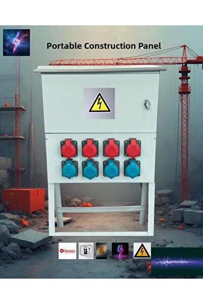 Gene لوحة مقبس كهربائية للمواقع الإنشائية