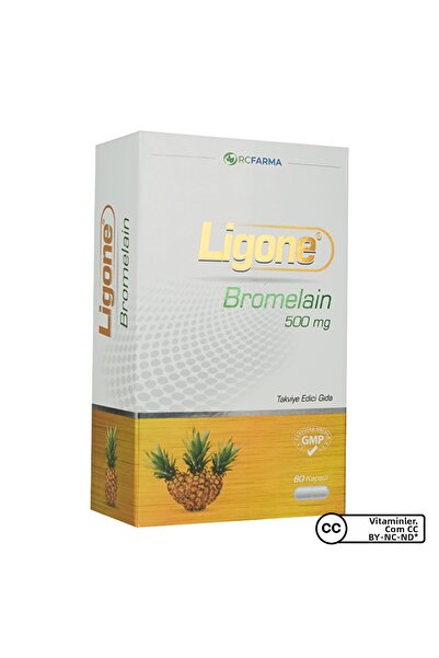 Ligone بروميلين 500 مجم 60 كبسولة