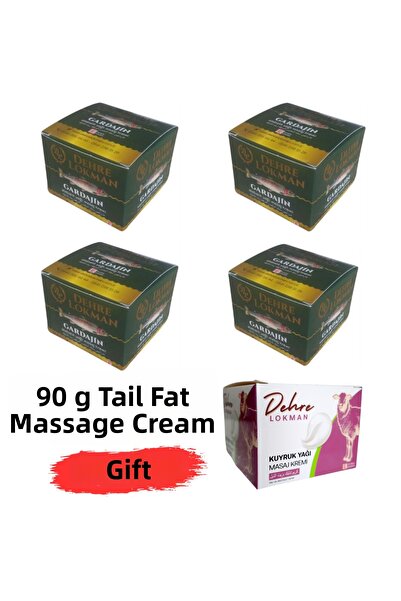 Dehre Lokman Gardajin Luxury Trout Oil Cream 70 Gr X 4 Pcs & Tail Oil Massage...