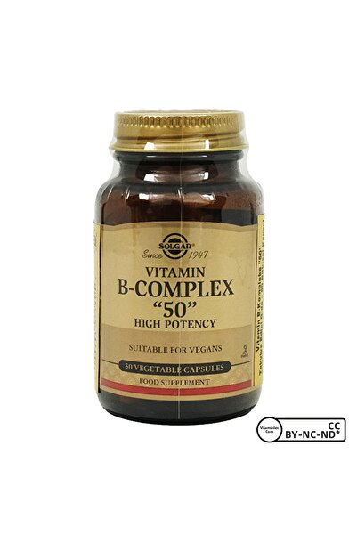 Solgar فيتامين ب كومبلكس 50 50 كبسولة