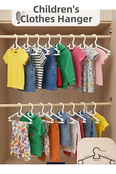 Viyalente 36-Piece Children's Hangers Baby Clothes Hangers Lily Hangers