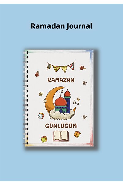 BULUT DİJİTAL Caietul Ramadan pentru copii - Cu activități - Cu colorat - Dez...
