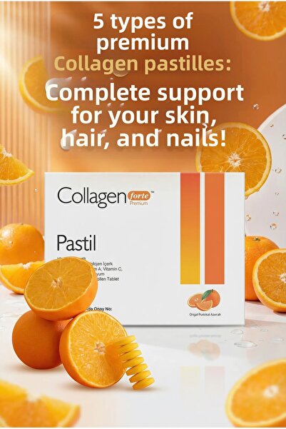 Collagen Forte Platinum 5 أنواع من الكولاجين 2000 ملغ × 30 قرصًا قابلًا للامت...