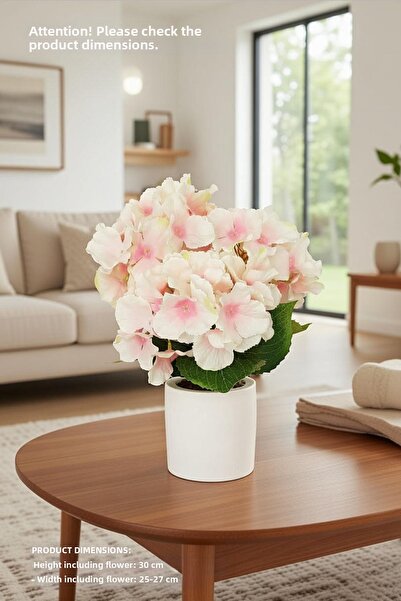 adresiburasi زهرة الكوبية الاصطناعية في وعاء خرساني 30 سم.