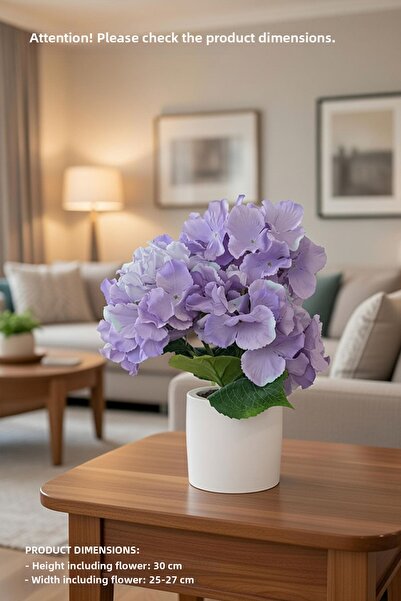 adresiburasi زهرة الكوبية الاصطناعية في وعاء خرساني 30 سم.