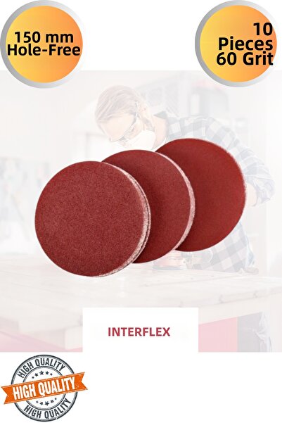 Mobilyap مجموعة أدوات صنفرة يدوية من إنترفلكس، 10 قطع، ورق صنفرة لاصق بحبيبات...