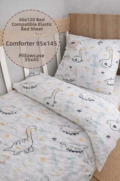 BEBEĞİME ÇORAP 100% Cotton Baby Duvet Cover Set