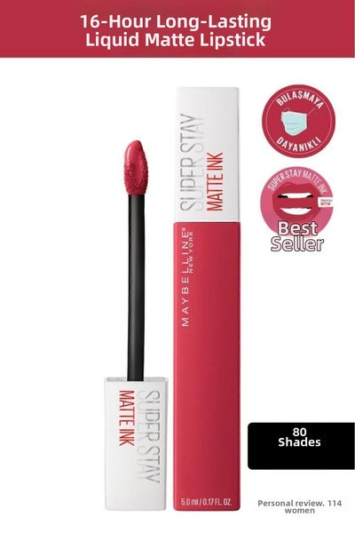 Maybelline New York Υγρό ματ κραγιόν - SuperStay Matte Ink Liquid Lipstick 80...