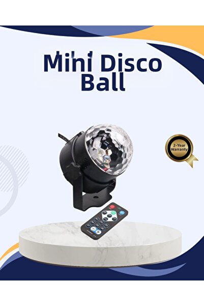 Epilons Lumină LED colorată pentru petrecere cu senzor muzical