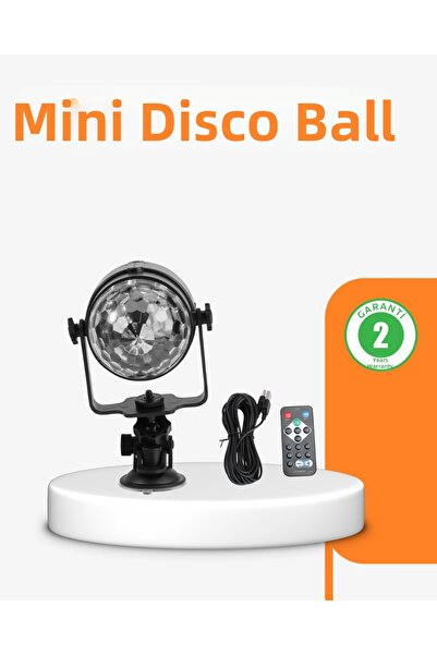 Epilons 3 ألوان 7 أوضاع دوارة كرة ديسكو