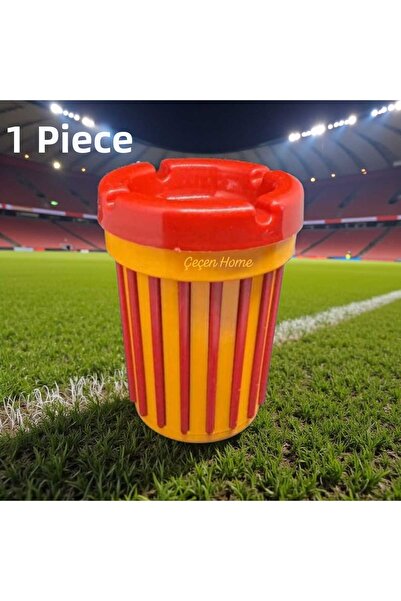 ÇEÇEN HOME 1 Piece Fan Ashtray Round Odorless Ashtray Plastic Car Ashtray, Ho...