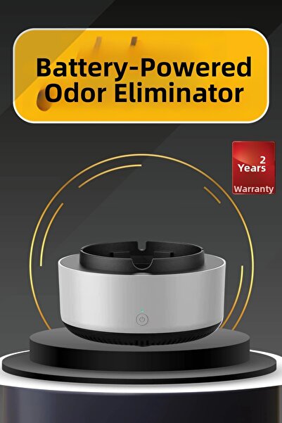 Epilons منقي هواء للسيارة، منفضة سجائر ذكية، منظف دخان السيارة ZENVİA-4567