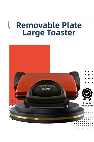 Epilons Compact grill and toaster oven - removable plate, cast iron body