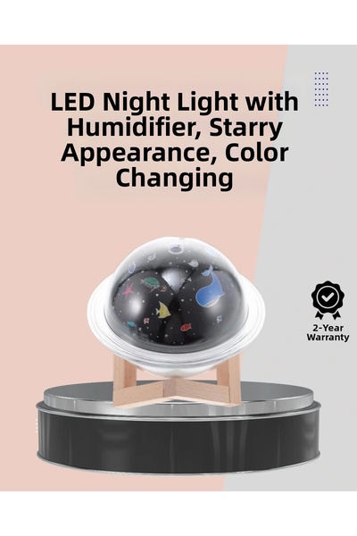 CT STONES Portable Humidifier and Aromatherapy Device with Night Light Featur...