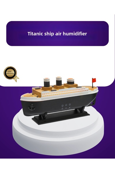 Epilons Titanic Ship Design Led Light Air Humidifier Steam Effect Room Diffuser