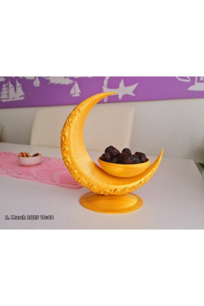 Goplast Premium Crescent Shaped Date Bowl, Date Serving Bowl, Ramadan