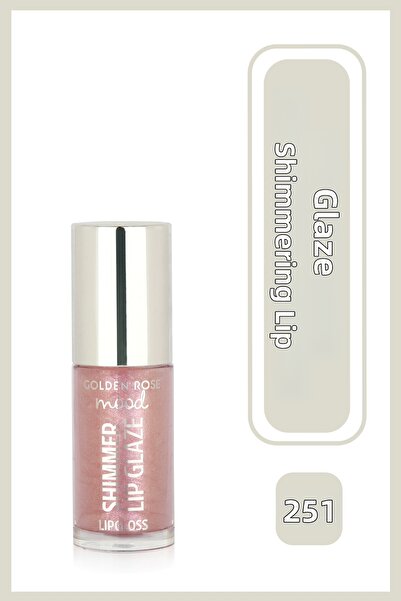 Golden Rose ملمع شفاه لامع من مود شيمر رقم 251 وردي فقاعي