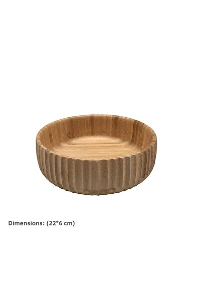 Altabi وعاء كبير من الخيزران مقاس 22 سم