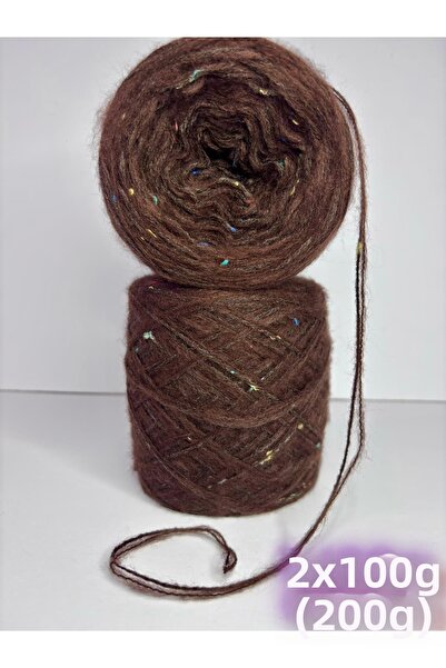 Ana&Kuzusu İplik Πικρός καφές λεπτός μοέρ, πικρός καφές τουίντ μοέρ (2 στρώσε...