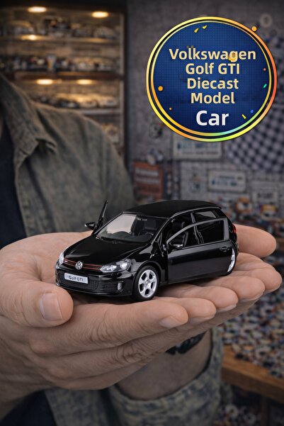 TOYFEST سيارة فولكس فاجن جولف جي تي آي سوداء من سلسلة أوروبا الحالية، نموذج م...
