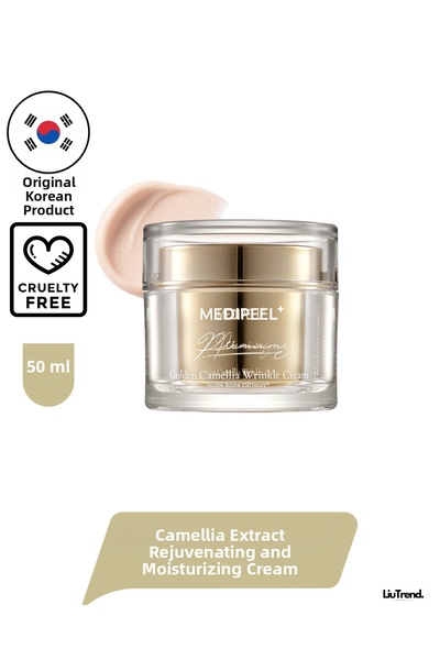 Medipeel كريم التجاعيد الفاخر بالكاميليا الذهبية 50 مل، كريم تجديد وترطيب بخل...
