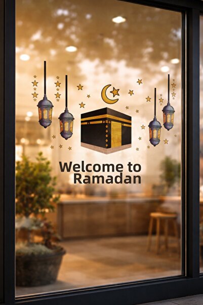 zubi Welcome Ramadan Themed 35X0 Wall Sticker Set