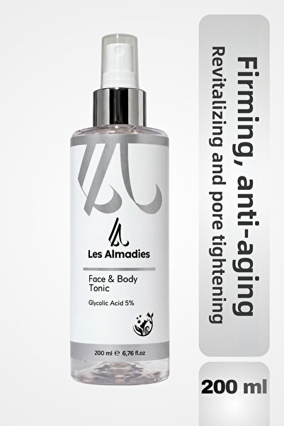 Les Almadies 5% Glycolic Acid Face & Body Tonic – Purifying & Smoothing 200 ml