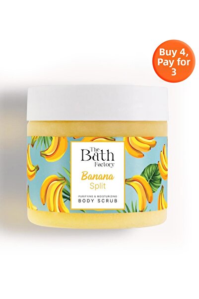 THE BATH FACTORY The Bath Factory Banana Split Shea Body Scrub 300 g - peelin...