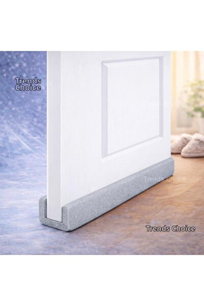 trends's choice قطعتان من الإسفنج العازل للرياح والبرد والغبار تحت الباب - رم...