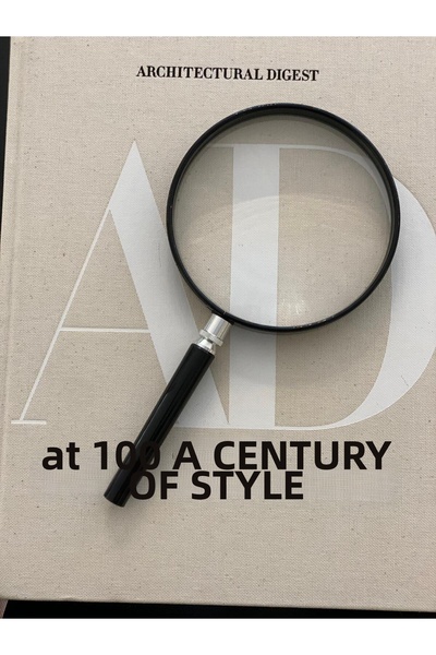 Dekordan House Decorative Black Magnifying Glass