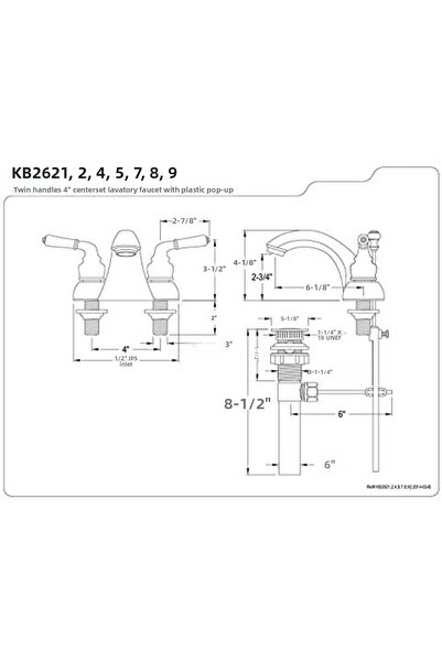 Yıldızan صنبور حوض غسيل من النحاس KB2628 Napoli مقاس 4 بوصات من tua shop، مصن...