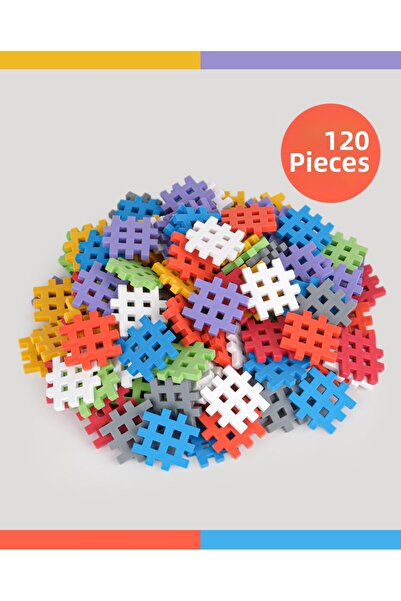 lets be child مكعبات فليكسي بلوكس التعليمية الذكية الناعمة 120 قطعة
