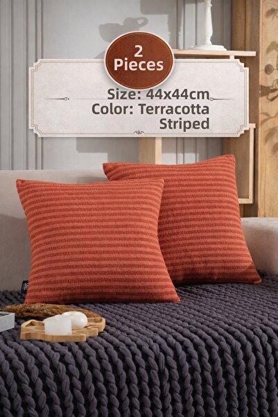 SHAL HOME Декоративни калъфки за възглавници Shal Plaid от 2 части - 44X44 см