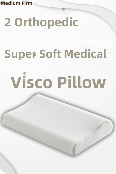 Pillow Market Ορθοπεδικό Μαξιλάρι Visco για Επίπεδωση του Αυχένα Μονόπλευρο Μ...