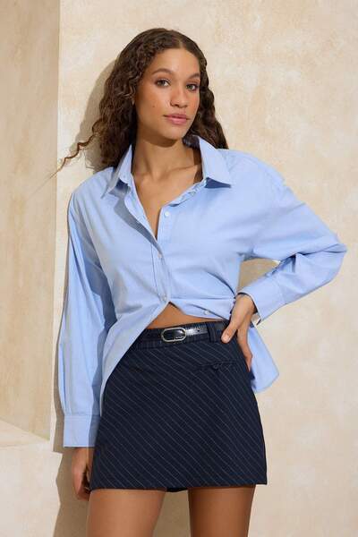 Trendyol Collection Pantaloni scurți și bermude mini fustă pantalon scurtă cu...