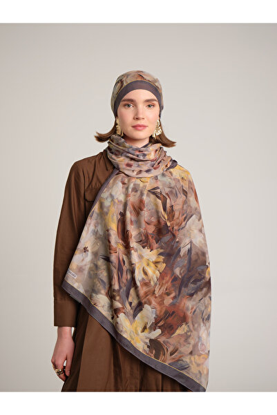 Ayshara Nevbahar Collection Revak Sükûnu Double-Sided Shawl