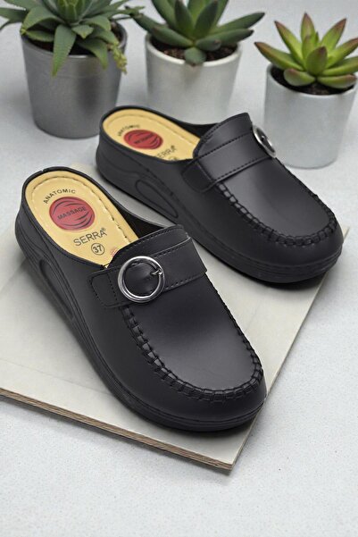 ISPARTALILAR 1504 Comfortable Orthopedic Sole Daily Women's Slippers Closed F...